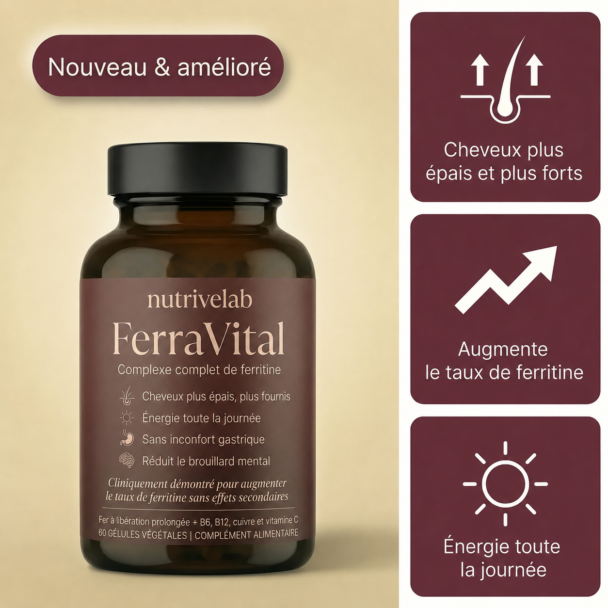 FerraVital™ Soutien du taux de ferritine