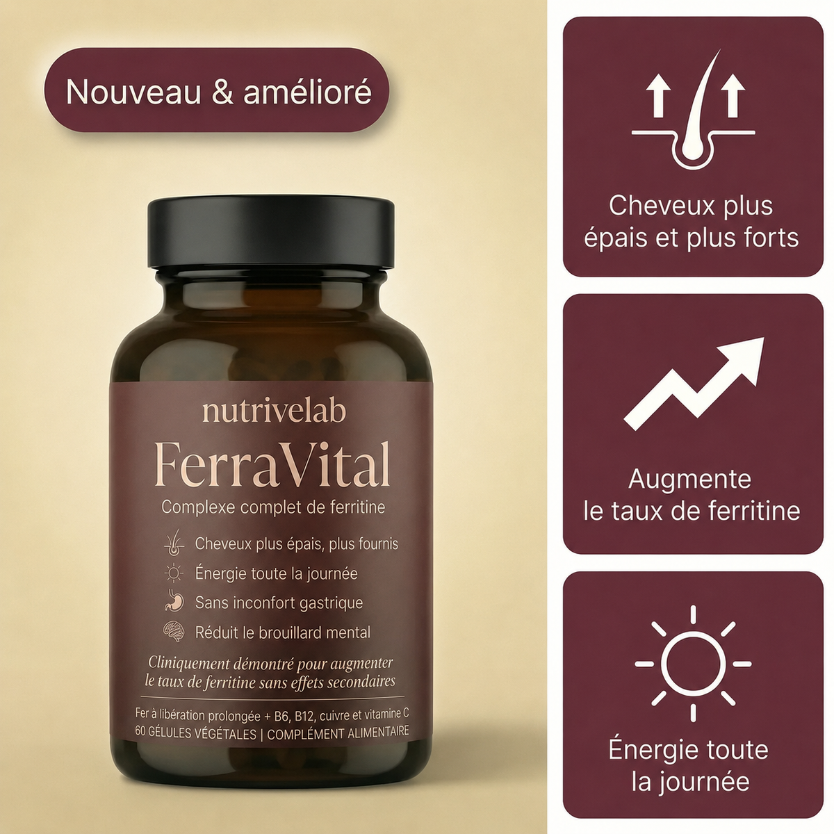 FerraVital™ Soutien du taux de ferritine