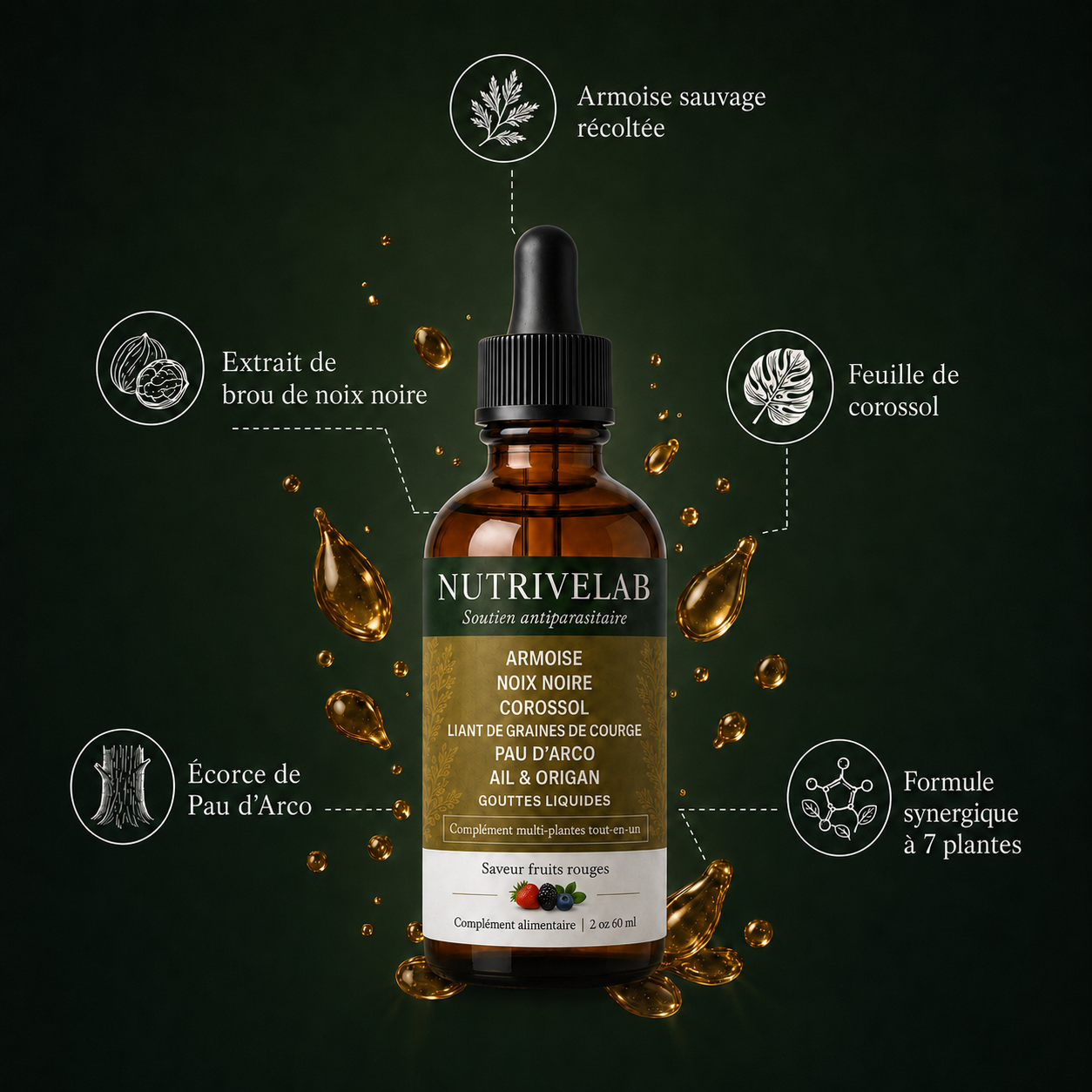 Gouttes d’Absinthe Sauvage NutriveLab™