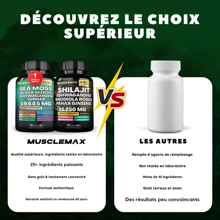 Nutrive© Pack de suppléments 20-en-1
